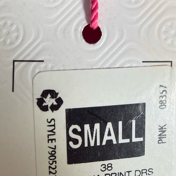 Savida Midi Dress NWT Red Pink Floral Puff Sleeve Belted Midi Tiered Ruffle - Picture 11 of 13